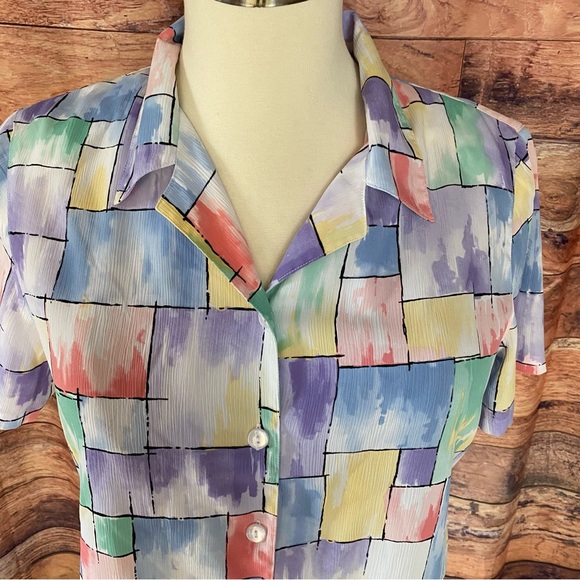 Alfred Dunner Button Down blouse - Picture 5 of 11